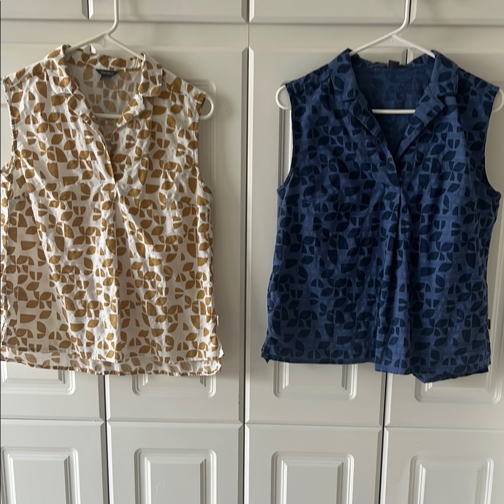 Eddie Bauer sleeveless blouses
